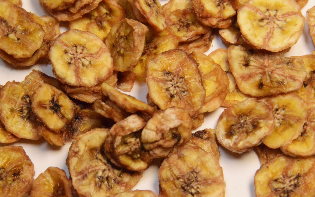 Bananenscheiben getrocknet